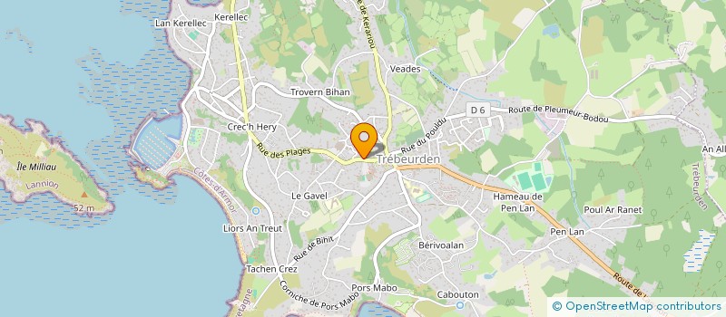 localisation de l'entreprise MADAME CATHERINE ROCROY  TREBEURDEN