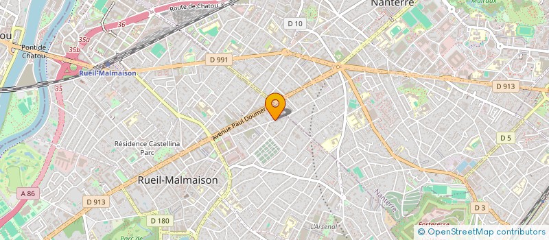 localisation de l'entreprise MADAME CATHERINE RODRIGUEZ SANTOS  RUEIL-MALMAISON