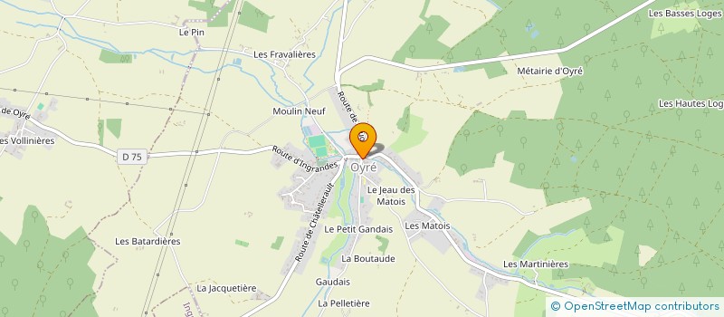 localisation de l'entreprise MADAME CATHERINE ROGER  OYRE