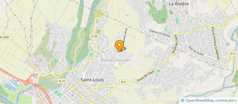 localisation de l'entreprise MADAME CATHERINE ROGER à SAINT-LOUIS