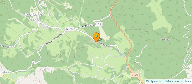 localisation de l'entreprise MADAME CATHERINE ROGER  NADAILLAC-DE-ROUGE