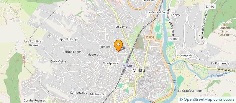 localisation de l'entreprise MADAME CATHERINE ROHM  MILLAU