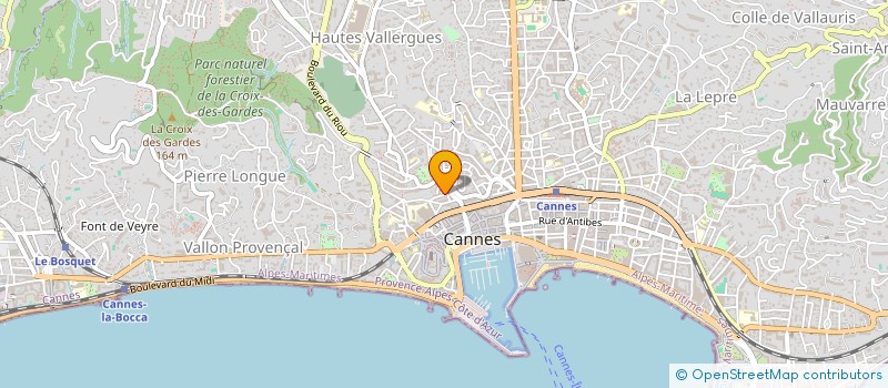 localisation de l'entreprise MADAME CATHERINE ROLANDO à CANNES
