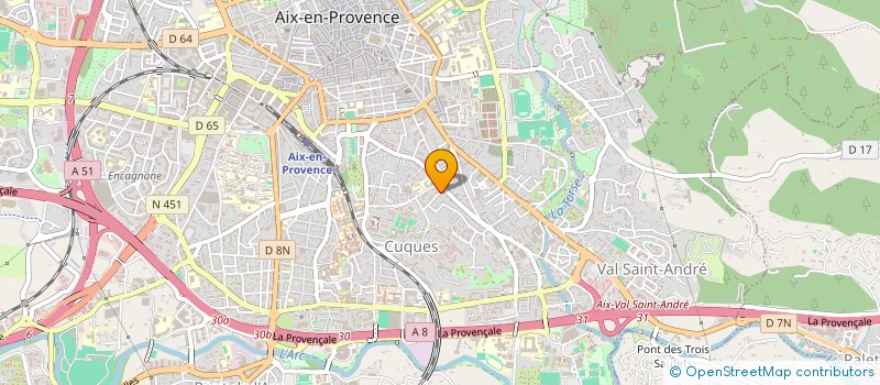 localisation de l'entreprise MADAME CATHERINE ROLLI à AIX-EN-PROVENCE