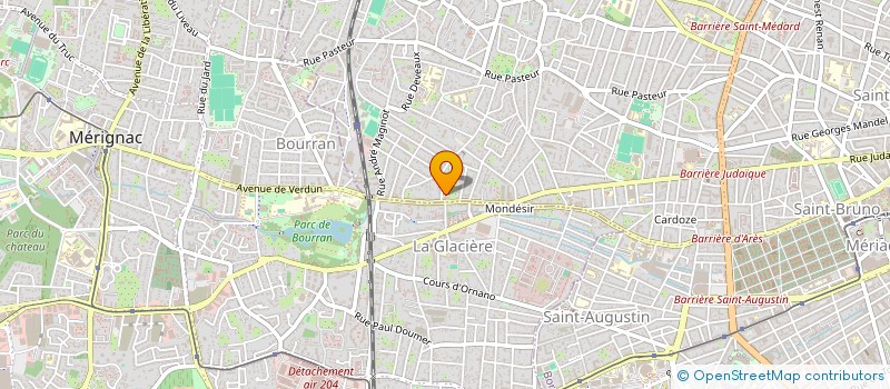 localisation de l'entreprise MADAME CATHERINE ROMAIN  BORDEAUX