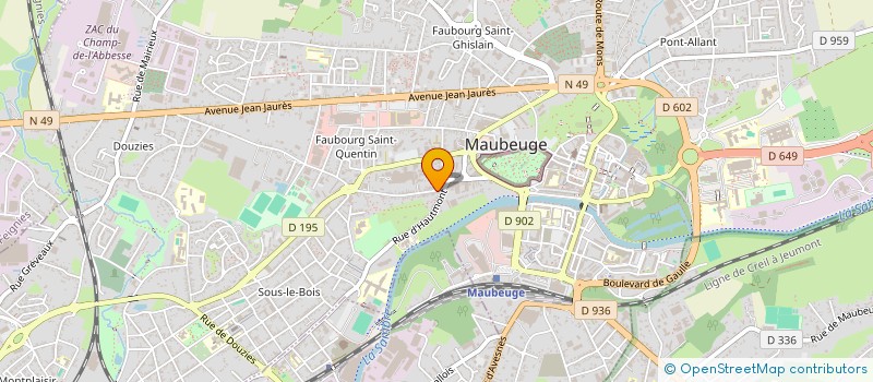 localisation de l'entreprise MADAME CATHERINE ROMELARD  GOGNIES-CHAUSSEE