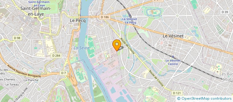 localisation de l'entreprise MADAME CATHERINE ROMIEU  LE VESINET