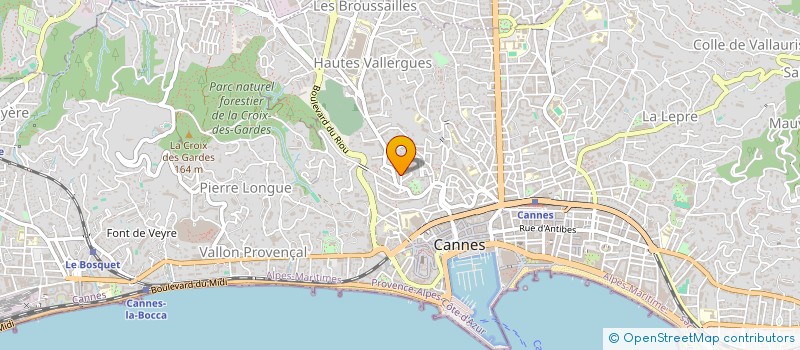 localisation de l'entreprise MADAME CATHERINE ROSSET TORTORICI à CANNES