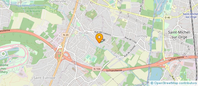 localisation de l'entreprise MADAME CATHERINE ROSSEY à LINAS