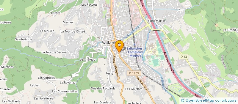 localisation de l'entreprise MADAME CATHERINE ROSSITER  SALLANCHES