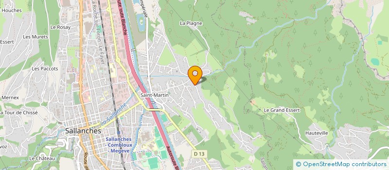 localisation de l'entreprise MADAME CATHERINE ROTH  SALLANCHES