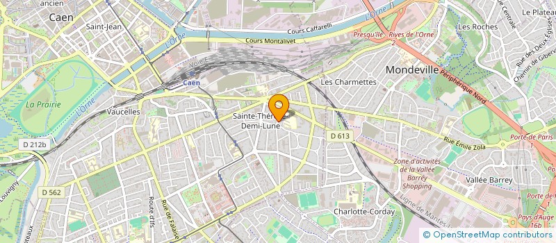 localisation de l'entreprise MADAME CATHERINE ROUALIN à CAEN