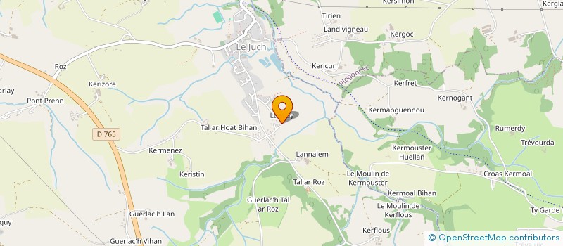 localisation de l'entreprise MADAME CATHERINE ROUPP  LE JUCH