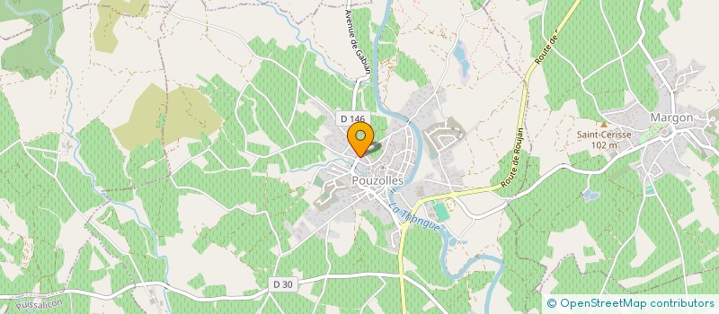 localisation de l'entreprise MADAME CATHERINE ROUQUET  POUZOLLES