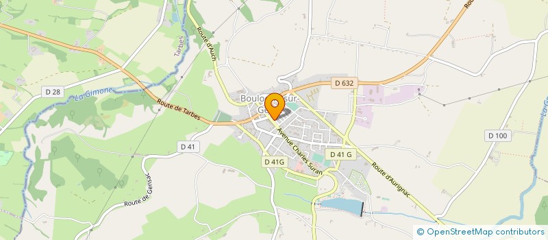 localisation de l'entreprise MADAME CATHERINE ROUQUETTE  BOULOGNE-SUR-GESSE