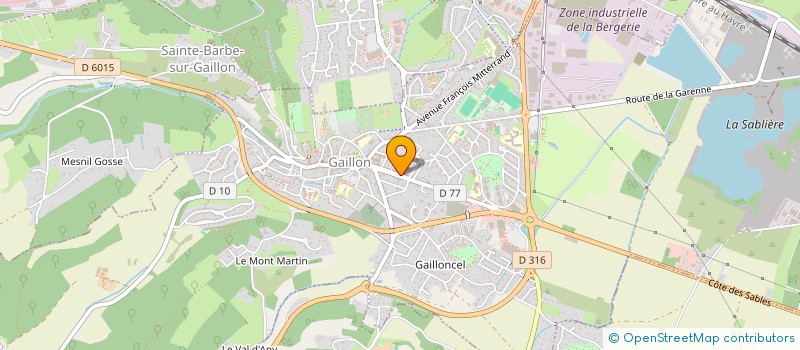 localisation de l'entreprise MADAME CATHERINE ROUSSEL à GAILLON