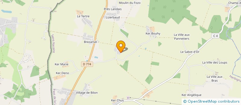 localisation de l'entreprise MADAME CATHERINE ROUSSEL à HERBIGNAC