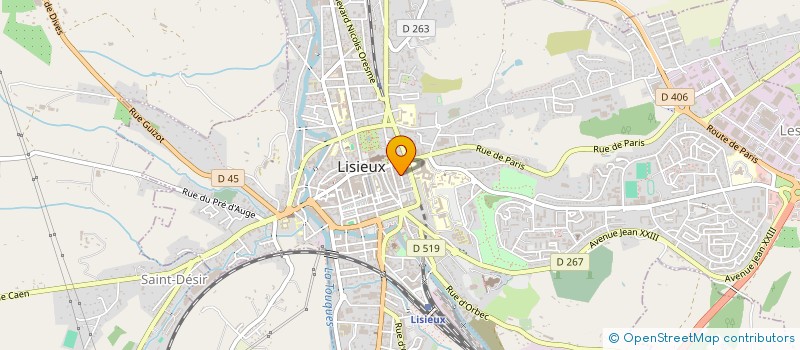 localisation de l'entreprise MADAME CATHERINE ROUSSELET  LISIEUX