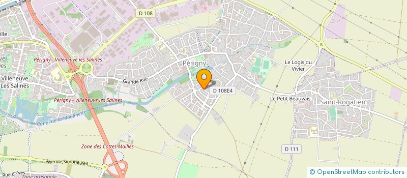 localisation de l'entreprise MADAME CATHERINE ROUSSET  PERIGNY