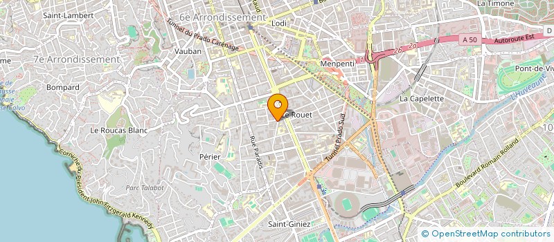 localisation de l'entreprise MADAME CATHERINE ROUSSET-ROUVIERE à MARSEILLE