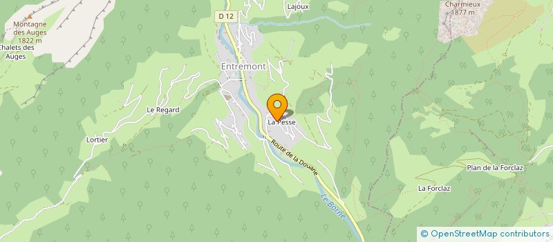 localisation de l'entreprise MADAME CATHERINE ROUSSINAUD  GLIERES-VAL-DE-BORNE