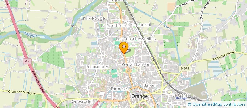 localisation de l'entreprise MADAME CATHERINE ROUVIERE à ORANGE