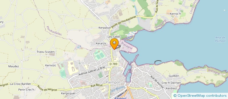 localisation de l'entreprise MADAME CATHERINE ROUX  PAIMPOL