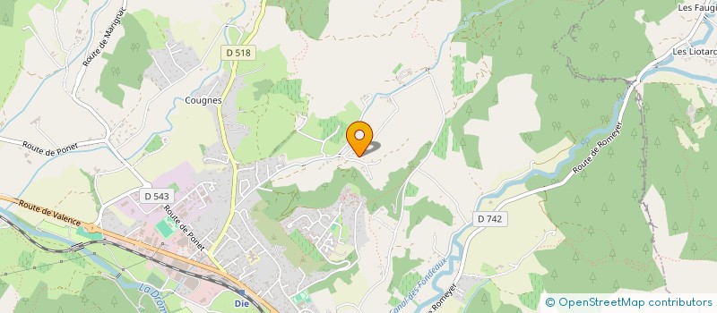 localisation de l'entreprise MADAME CATHERINE ROY  SAINT-ANDEOL