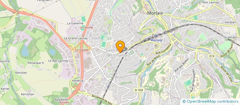 localisation de l'entreprise MADAME CATHERINE ROZALSKA  MORLAIX