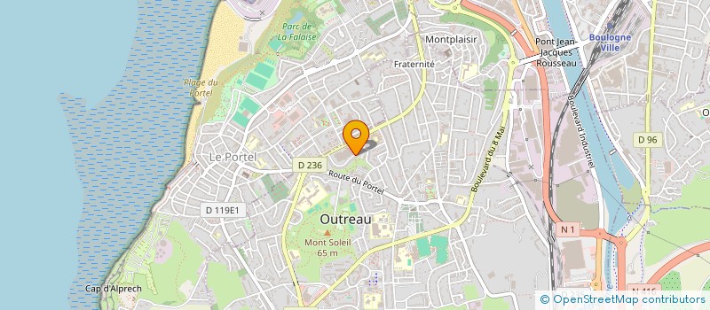 localisation de l'entreprise MADAME CATHERINE RUCKEBUSH  OUTREAU