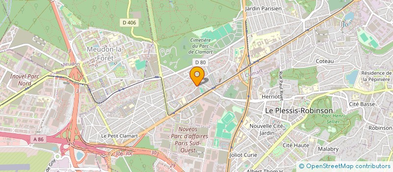 localisation de l'entreprise MADAME CATHERINE RUFFIN à CLAMART