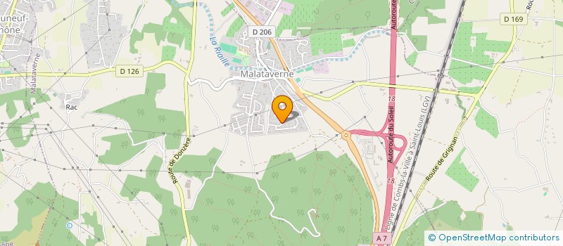 localisation de l'entreprise MADAME CATHERINE RULFO  MALATAVERNE