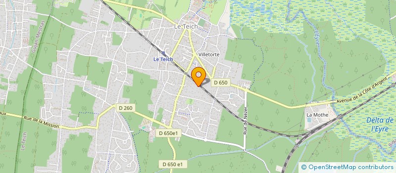 localisation de l'entreprise MADAME CATHERINE RUSZNIEWSKI à LE TEICH
