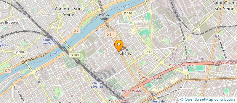 localisation de l'entreprise MADAME CATHERINE SABY-HERVI à CLICHY