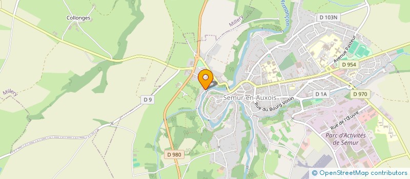 localisation de l'entreprise MADAME CATHERINE SADON  SEMUR-EN-AUXOIS