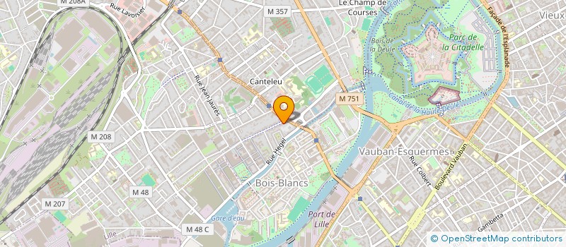localisation de l'entreprise MADAME CATHERINE SAGOT à LILLE