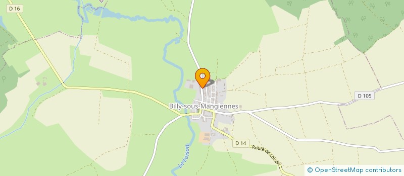 localisation de l'entreprise MADAME CATHERINE SAILLET  BILLY-SOUS-MANGIENNES