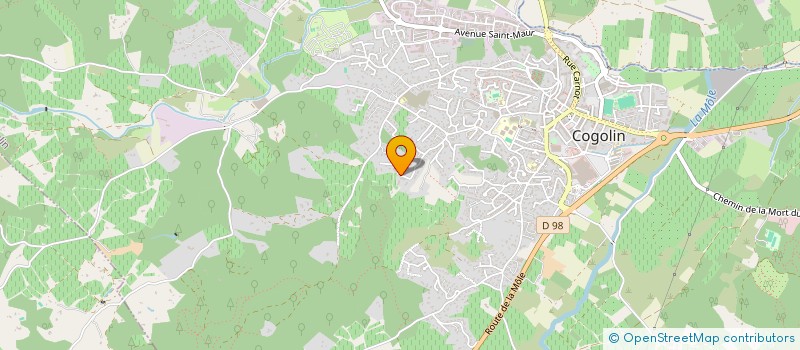 localisation de l'entreprise MADAME CATHERINE SAINT RAYMOND  COGOLIN