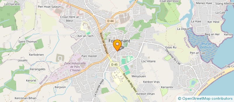 localisation de l'entreprise MADAME CATHERINE SALIOU à FOUESNANT