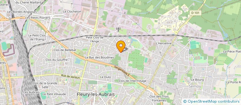 localisation de l'entreprise MADAME CATHERINE SALLE à FLEURY-LES-AUBRAIS