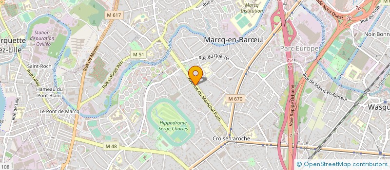 localisation de l'entreprise MADAME CATHERINE SALOMON à MARCQ-EN-BARŒUL