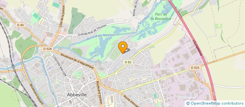 localisation de l'entreprise MADAME CATHERINE SALOPPE THUILLIER à ABBEVILLE