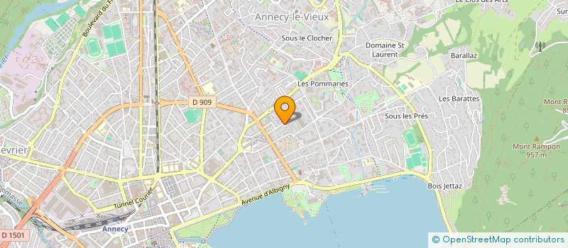 localisation de l'entreprise MADAME CATHERINE SALTEL à ANNECY