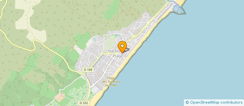 localisation de l'entreprise MADAME CATHERINE SANCHEZ  NARBONNE