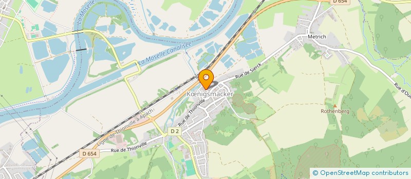 localisation de l'entreprise MADAME CATHERINE SANDRIN  KNIGSMACKER