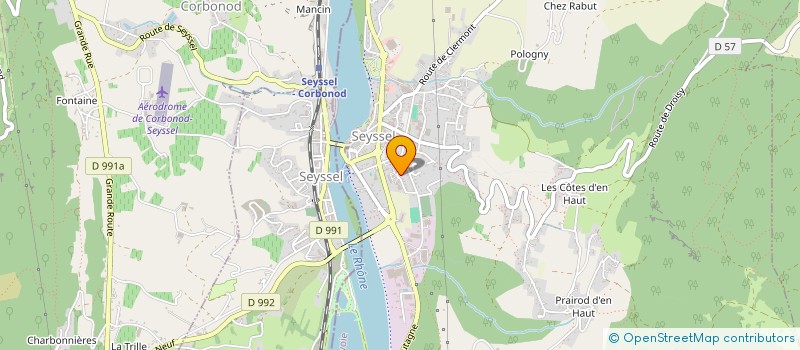 localisation de l'entreprise MADAME CATHERINE SANTIAGO  SEYSSEL