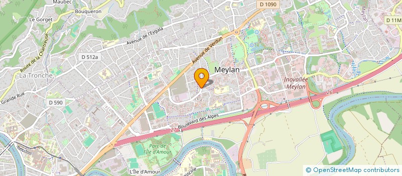 localisation de l'entreprise MADAME CATHERINE SANYAS à MEYLAN