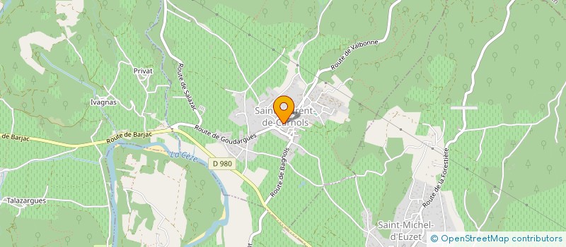 localisation de l'entreprise MADAME CATHERINE SAPEDE  SAINT-LAURENT-DE-CARNOLS