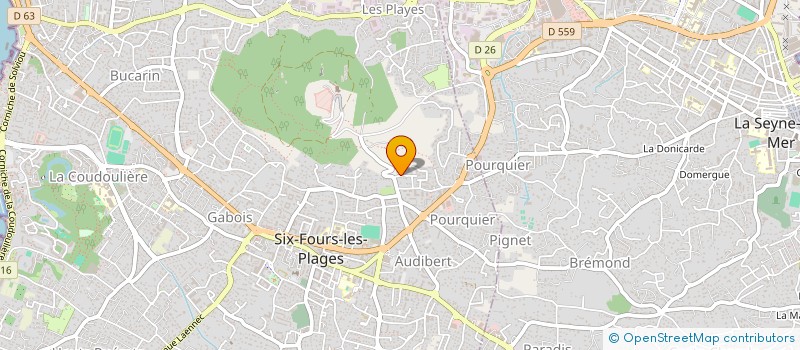 localisation de l'entreprise MADAME CATHERINE SARACINO à SIX-FOURS-LES-PLAGES