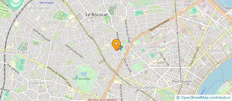 localisation de l'entreprise MADAME CATHERINE SARNOW  LE BOUSCAT